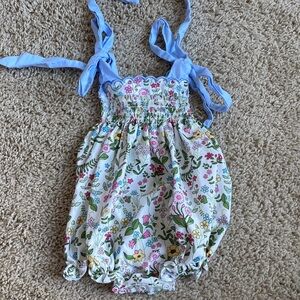 Bambeeni bow flower bubble with smocking